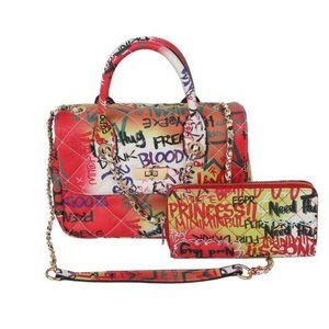 What's In your mind Graffiti Quilted Medium